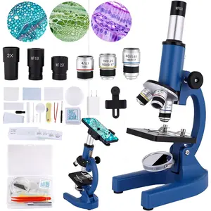 40X-2000X Magnification Microscope for Kids & Adults, with LED Fill Light & Phone Holder, Great for School Labs and Homeschooling