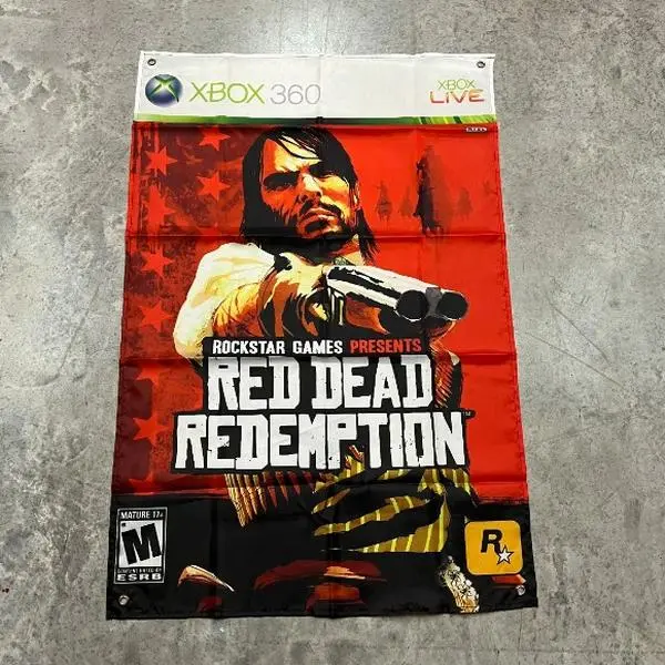Read Dead Redemption | Xbox 360 | Wall Flag Banner Tapestry | 2 x 3 Ft