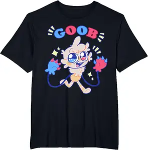 Goob Dandy Personalized Birthday Cartoon T-Shirt - Unisex-Kids, Black, Small, Cute Dandy Lover Funny World Sprunki Toys Unisex-Kids Black Small Birthday, Dandy And Pebble World Birthday Dandy's Costume For Kids, Birthday Girl Outfit