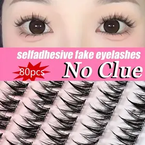 Self-adhesive Eyelashes, Natural Look Eyelash Extensions, Natural False Eyelashes, Self-extending Eye Makeup Strip Lashes, Eye Makeup Product for Women & Girls, Cosmetic