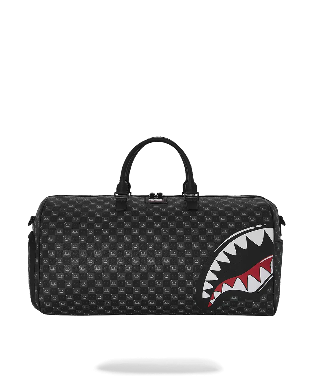 SPRAYGROUND SHINOBI SHARKS IN PARIS WTF BUBBLY CHECK DUFFLE