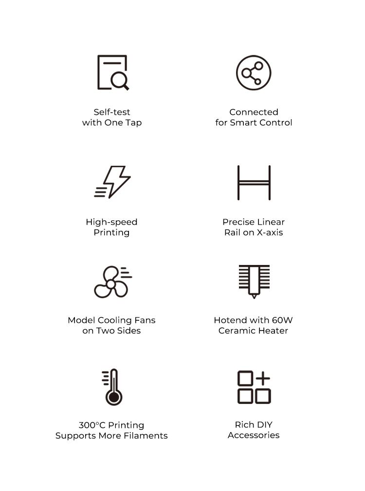 Creality Ender-3 V3 KE 3D Printer - Fused Deposition Modeling Technology, 500mm/s Max Printing Speed and X-axis Linear Rail