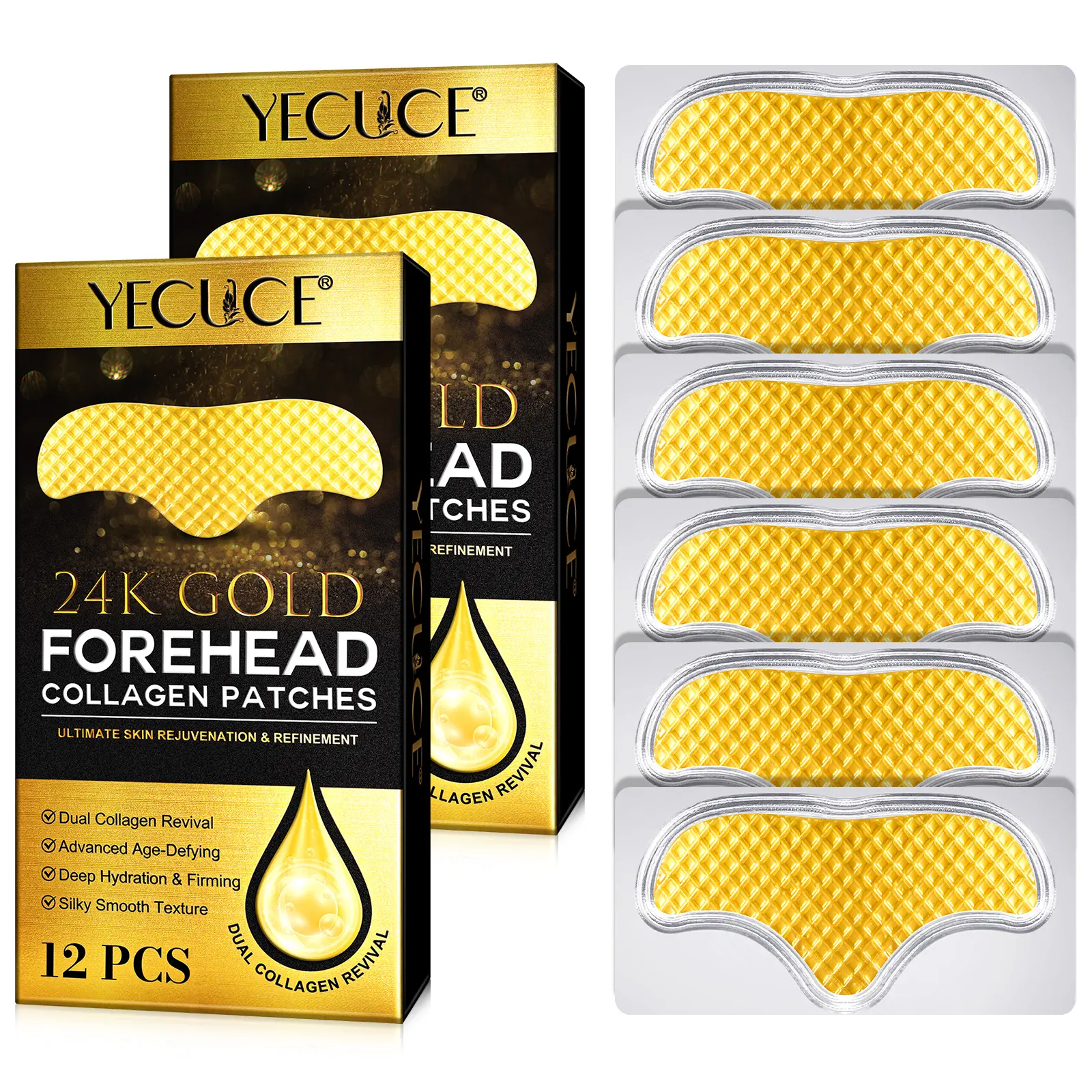 Forehead Wrinkle Patches 12pcs*2