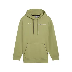 PUMA Mens Bmw M Motorsport Essentials Fleece Hoodie Casual Outerwear Casual - Green