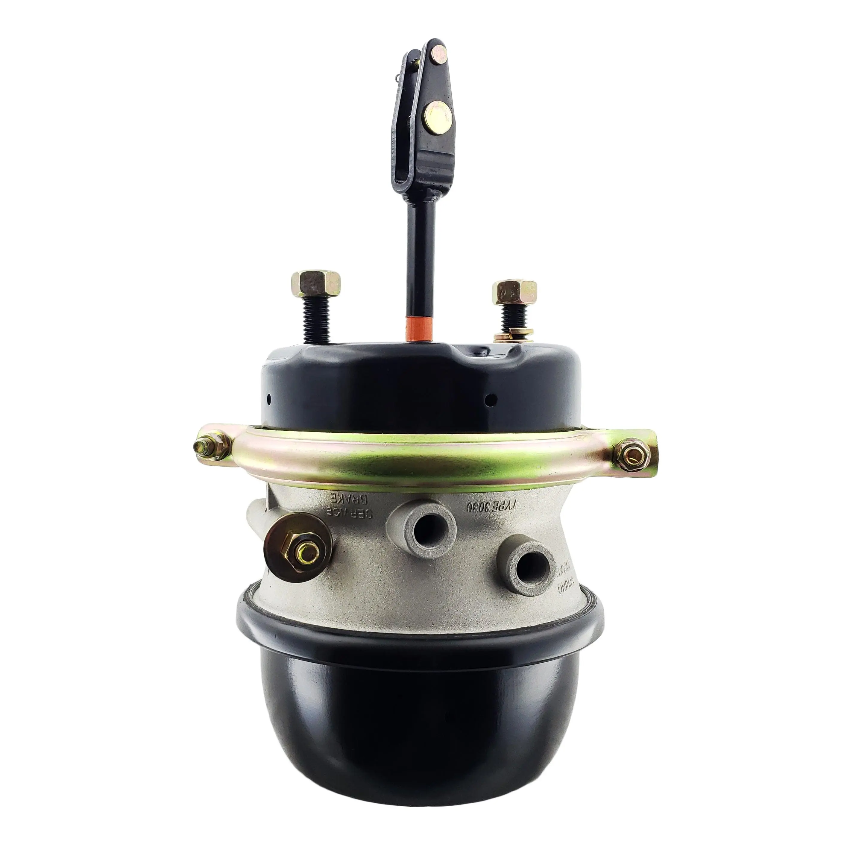 Torque Type 30/30 Air Brake Chamber Welded Clevis 2.5" Stroke Type 3030 for semi Truck Trailer (Replaces Bendix K067114 K129605 Haldex GC3030S4CW GC3030CW) (TR3030C-WC)