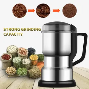 Electric Coffee Grinder Multifunctional Coffee Bean Spice Beans Vanilla Stainless Steel Mixer 300W High Power Crusher coffee grinder Electric Coffee