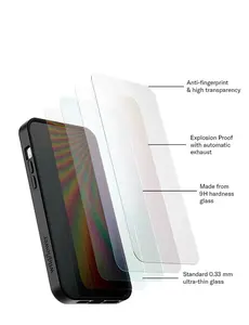 Screen Protector | Limited Edition Trendy iPhone Screen Privacy Protector | Raised Protective Black Bumper | Women Owned Small Business | Black Screen Cover Protector Privacy | Camera Protectors | Gift for Her