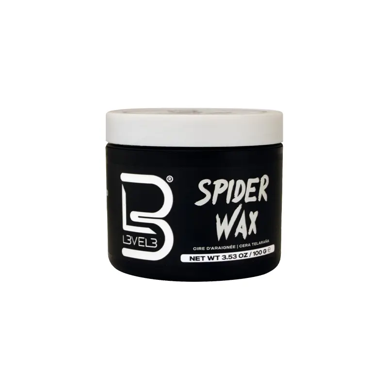 L3 Spider Hair Wax for Men - Strong Hold Styling Clay for Volume and Texture, Long-Lasting Medium Shine & Flake-Free Formula, 3.53 oz, Hair Styling Products