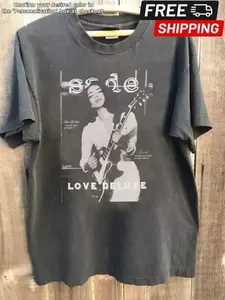 Rare Sade Love Deluxe Albums Retro Charcoal Unisex T shirt Reprint S-5XL
