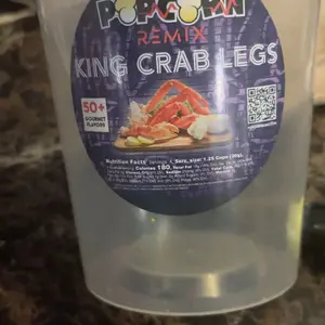 Gourmet King Crab Legs Popcorn