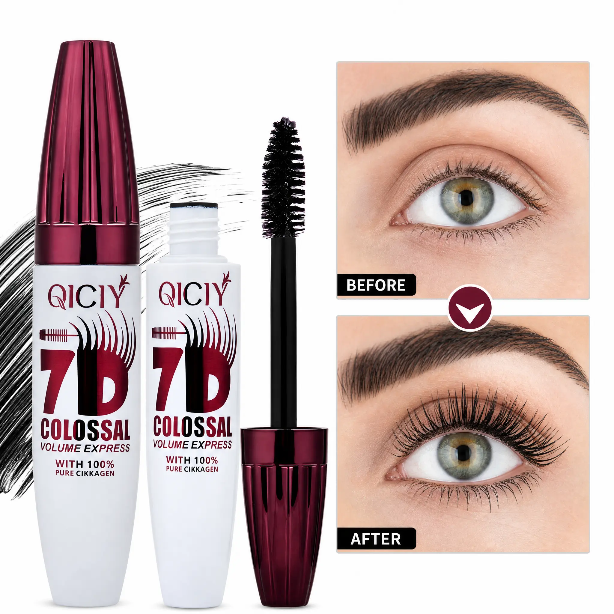 Natural Volume Mascara Long Wear Lightweight Lash Cosmetic Daily Eye Beauty Essentials