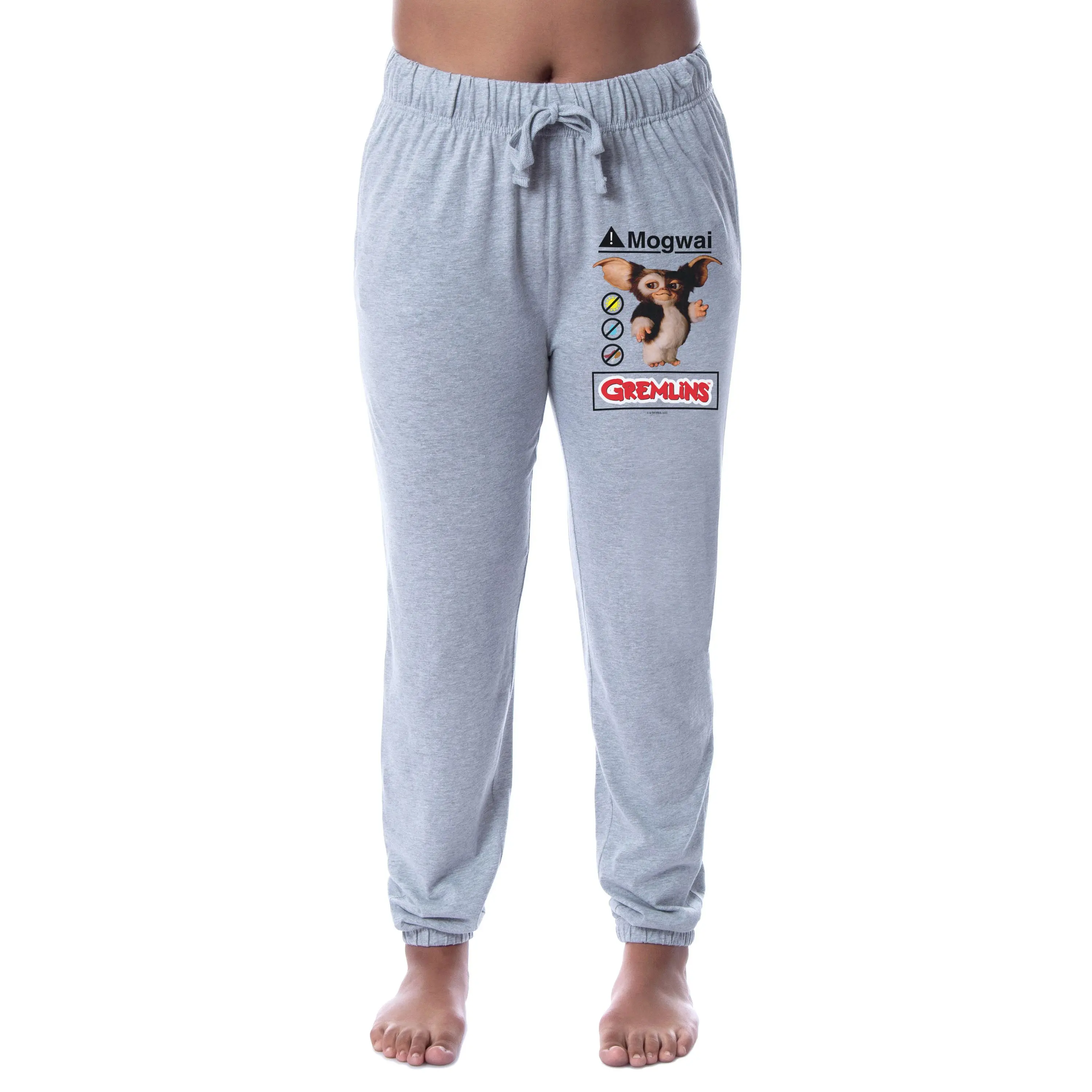 Gremlins Womens' Mogwai Rules Logo Movie Jogger Sleep Pajama Pants