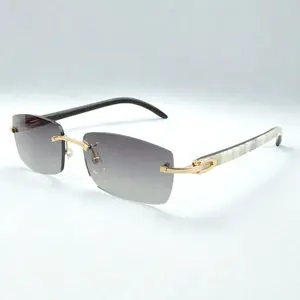 White Buffs Silver Lens