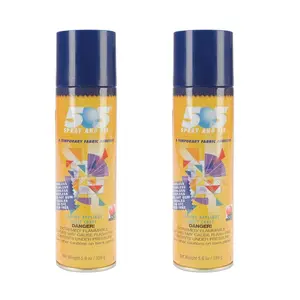 Two Pieces 5.6 Ounce 505 Spray and Fix Temporary Fabric Adhesive