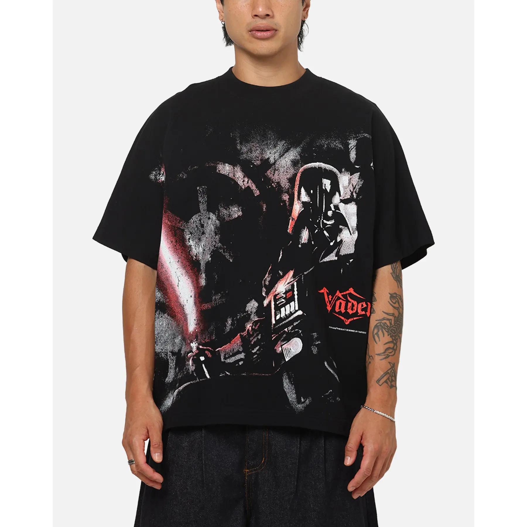 73Studio Star Wars '08 Empire Strikes Back All Print T-Shirt Black