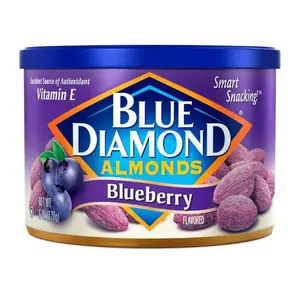 Classic Blueberry Flavored Sweet Snack Nuts perfect size for On-the-go, Lunch, Adults and Kids, 6oz Can
