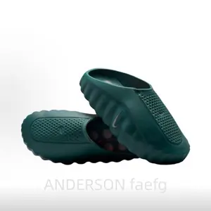 Green Soft-Soled Breathable Slippers with a High-Top Design, Foot Reflexology, and Comfort for Long Hours on Your Feet