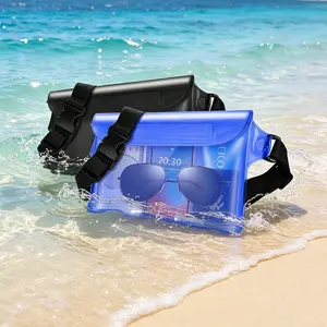 Floating Waterproof Fanny Pack, Full Sealed Dry Waist Bag,Water proof Pouch for Phone Passport Purse, Lightweight Outdoor Pouch for Beach Swimming Kayaking Boating Travel