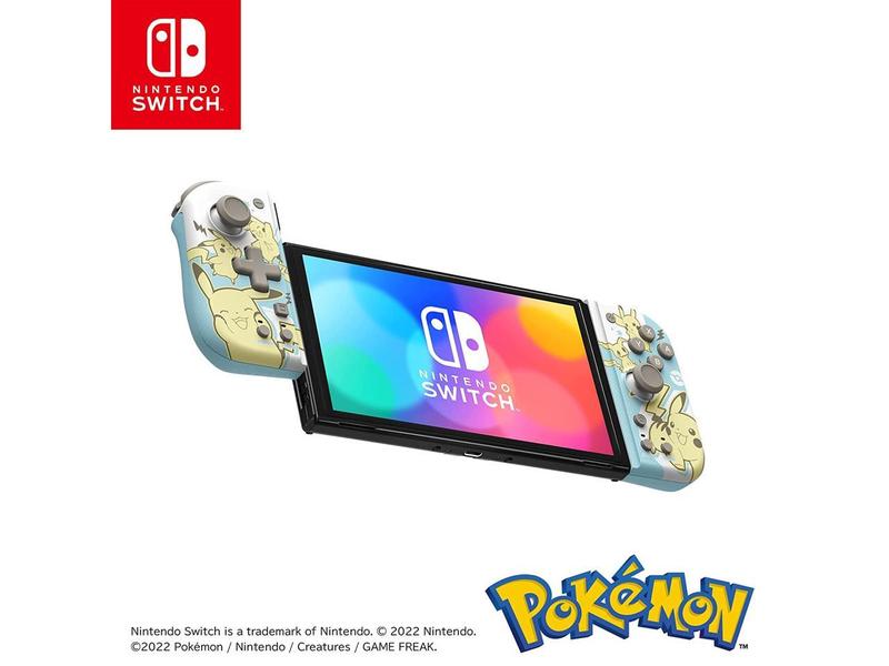 HORI NSW-410U Nintendo Switch Split Pad Compact (Pikachu & Mimikyu) Ergonomic Controller for Handheld Mode