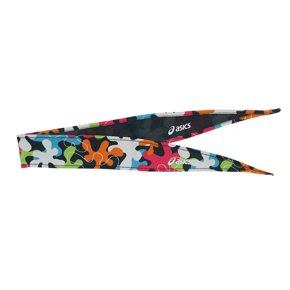 ASICS Womens Reversible Headband Athletic Athletic - Black