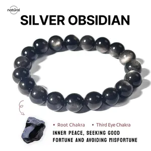 Shield Your Aura Stack | Healing Crystal Bracelet Set | 8mm Protection Stones | High Vibe Jewelry for Men & Women Natural Bead Round Strand Enhances Energy Field Elevate Style Third Eye Chakra