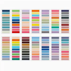 2800-Pcs Sticky/Book Tabs, Writable Morandi Translucent Book Markers Sticky Note Tabs, Repositionable Book Flags Strip, Post It Notes, Book Annotation Supplies, Annotation Tabs, File Index Tabs