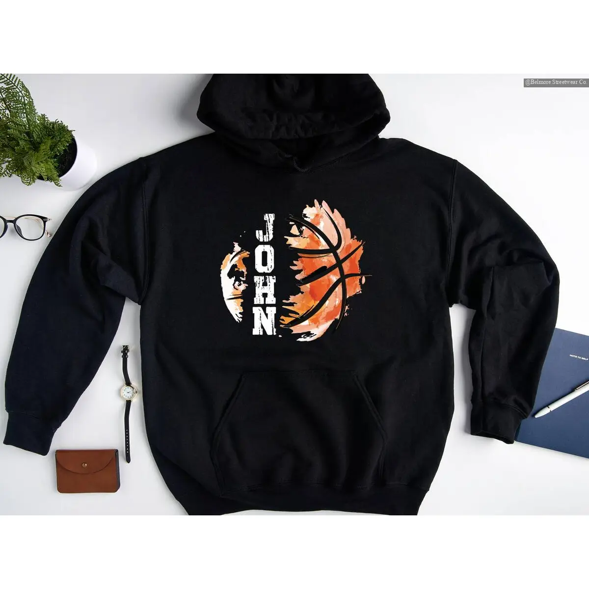 Personalized Basketball Hoodie, Basketball Team And Player Name Hoodie, Gift for Group or friend in Sport , Special Gift Shirt
