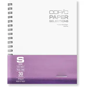 Wire-Bound Sketchbook S, 5" x 7",  Bond Paper (157gsm), 30 Sheets, White