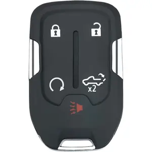 Smart Fob Replacement Fit for GMC Sierra Chevy Silverado 2019-2022 less Entry Remote Control HYQ1ES,13529632 13591396 433 MHz