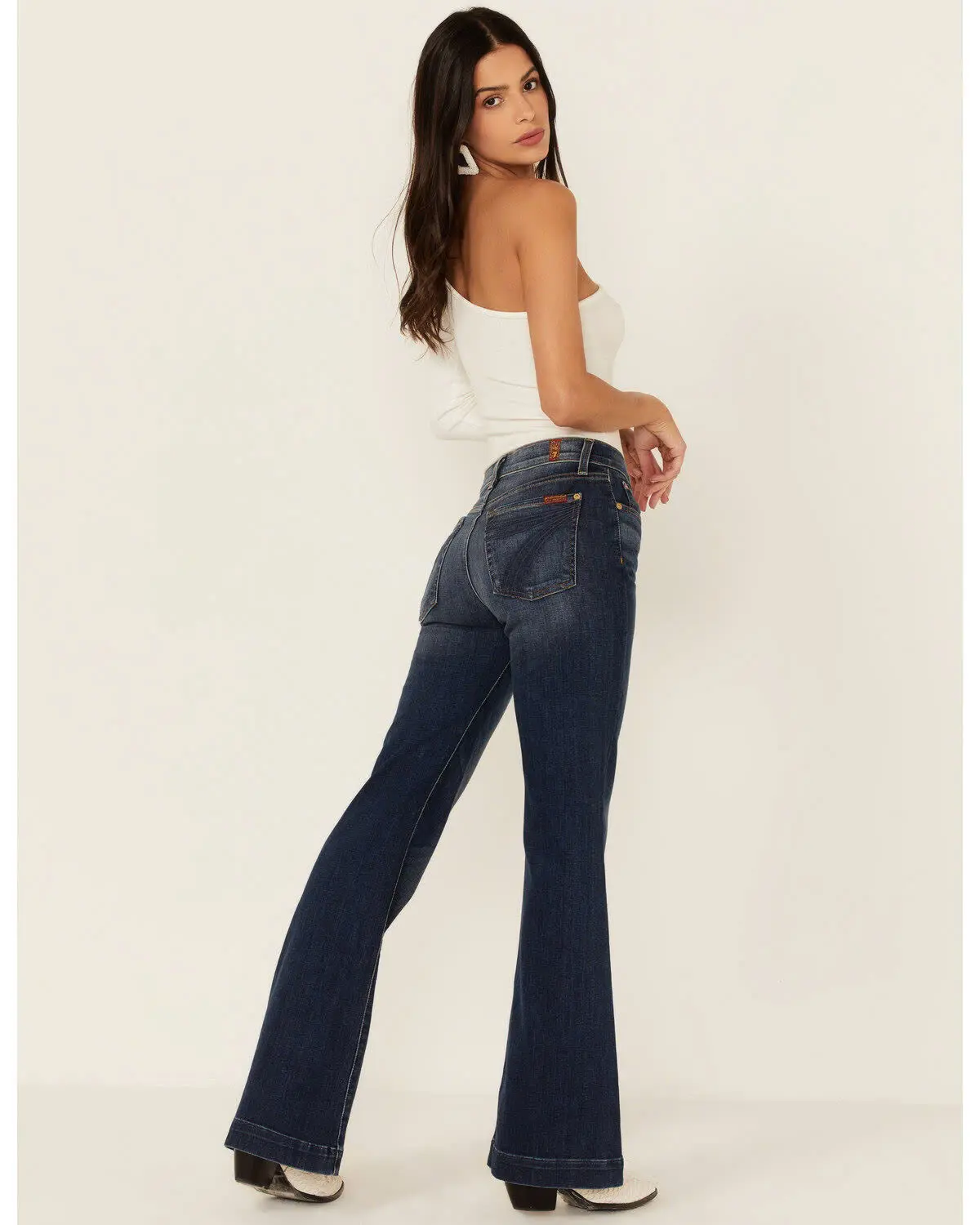 Women's Medium Melrose Tailorless Dojo Trouser Leg Jeans