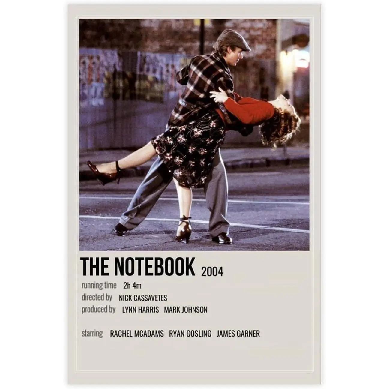 Classic Movie The Notebook Vintage 2 Canvas Poster Wall Art - Framed/Unframed Home Decor Accessory, Artwork Gift for Living Room, Bedroom Decoration