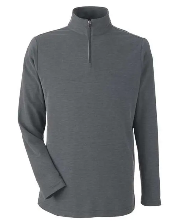 CORE365 CE405 Male Fitted Plain Polyester Pique Quarter-Zip Jacket - All Seasons, Reflective, Anti-Odour, Fusion ChromaSoft Technology, Quick Dry, Machine Washable, Synthetic, XXL