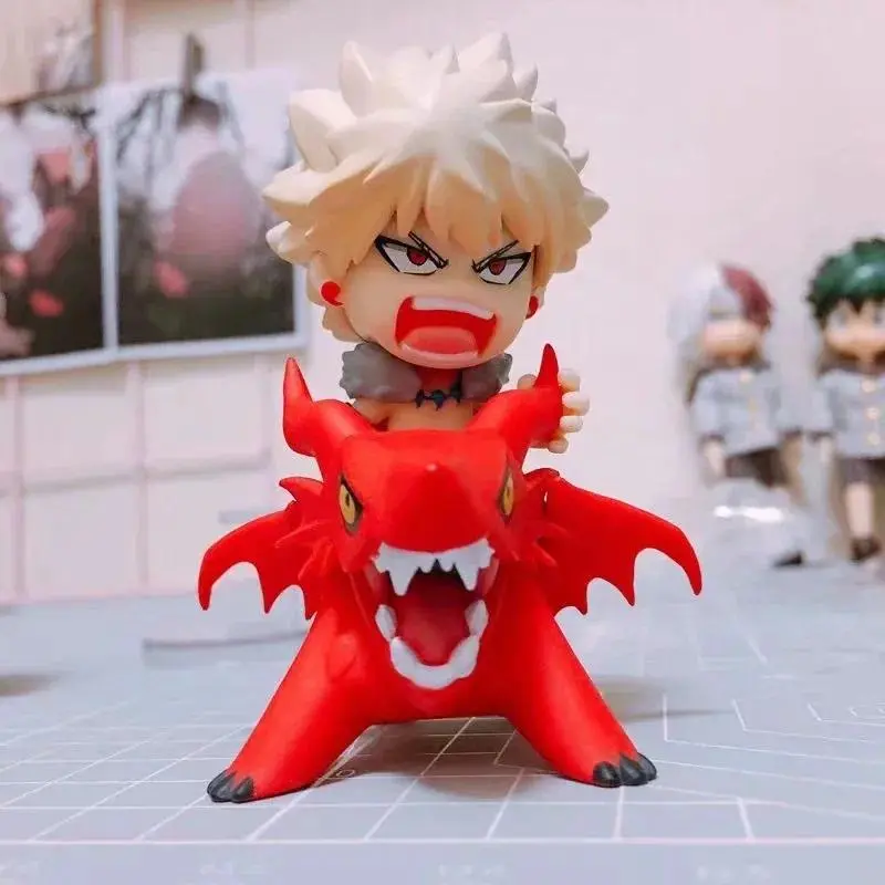My Hero Academia PVC Plastic Action Figure Set, 100% New 5pcs 7cm Toys Featuring Iida Tenya Todoroki Shoto, Bakugou Katsuki, Midoriya Izuku, Ochaco Uraraka for Anime Fans