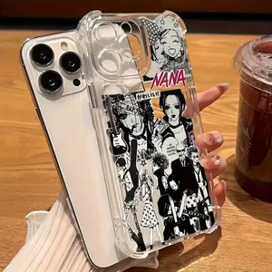 Anime Osaki Nana Phone Case Compatible with iPhone 17 Air 16 15 14 13 12 11 Pro Max Plus Shockproof Transparent Soft Back