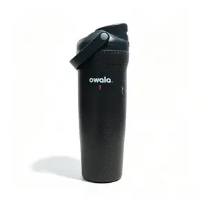Owala FreeSip Black Golf Series Handheld Cup Insulated Stainless Steel Straw Water Bottle, BPA Free, Safe and Reliable Sports Water Bottle, Travel Essential, 30 Ounces