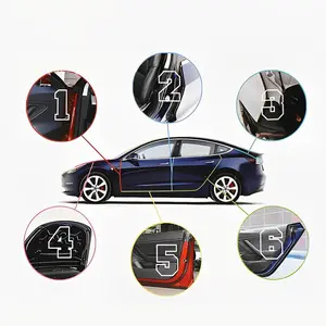 Door Seal Kit Soundproof Wind Noise Reduction Kit For Tesla All Models