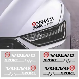 2 Piece Car Decoration Set, Durable PVC Material, Fits Volvo Models Including Xc90 & S60, Ideal for Stylish Upgrades