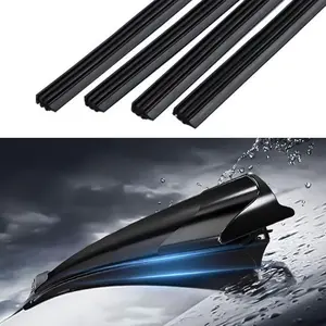 4 count Wiper  Refill, Universal  Accessories, 26" Adjustable Size of Replacement Windshield Wiper Refill Replacement for Front & Rear Windshield Wiper Baldes Rubber Strip for ,  (18Inch)