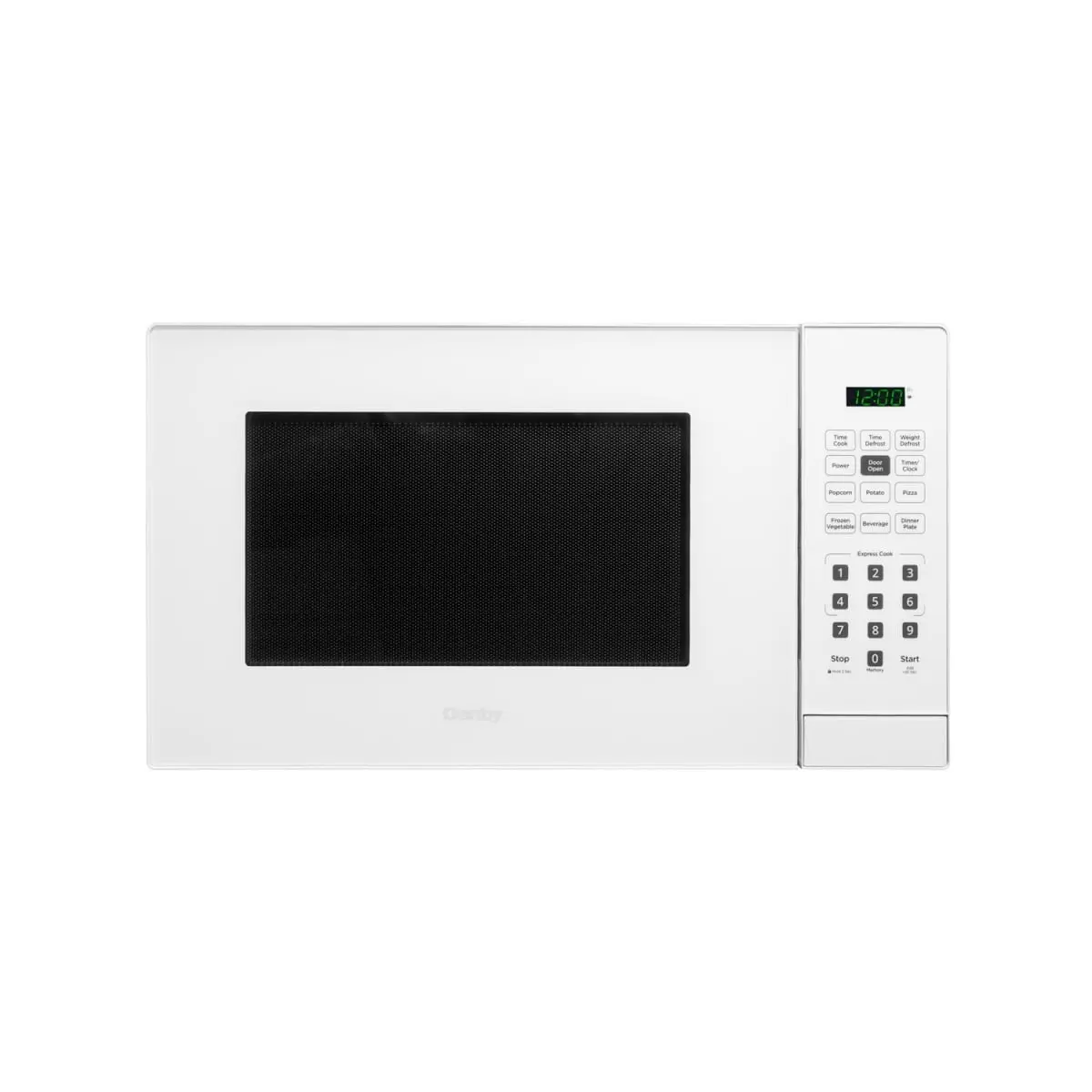 Danby DADBMW1121BWW Rectangular Countertop Microwave Oven - 1.1 cu. ft., Compact Size, White