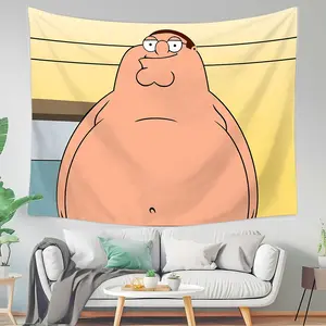 Peter Griffin Rug, Fun Design Wall Decor, Funny Tapestry, Perfect for Dorms & Bedrooms, Must-Have Item for Showcasing Humor Style