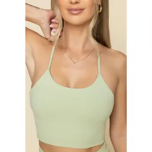 Flexy Crop Top - Pistachio