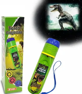 Dinosaur Projector Flashlight for Kids 3+ Early Christmas Gift 3 Discs 24 Images Cool Dinosaur Toy Night Light Projector Easter Birthday Gift