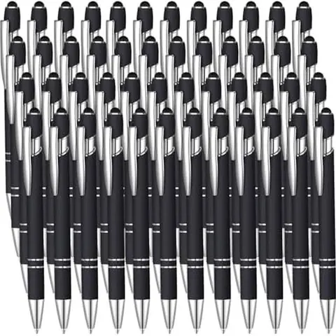 (5 Pack) Engravable Customizable Laser Engraving Pens - Office Stationery Writing Tool, Office Accessory, Gift Pen for Students, Great for Special Occasions, Multiple Colors