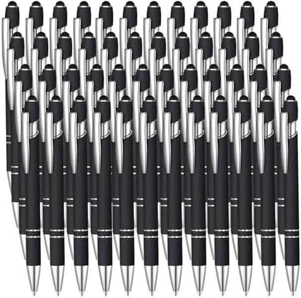 (5 Pack) Custom Laser Engraved Gift Pen - Office Stationery Writing Tool & Office Accessory