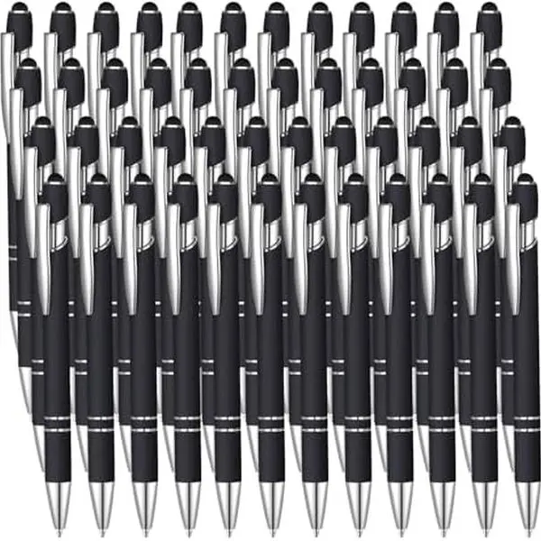 (5 Pack) Engravable Customizable Laser Engraving Pens - Office Stationery Writing Tool, Office Accessory, Gift Pen for Students, Great for Special Occasions, Multiple Colors