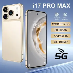 Andirondphone Andirond phones I17ProMax A17 PRO MAX Android Smartphone, 7.3 Inch Dual 108MP+78MP Cameras, Long-Lasting 8000mAh Battery, Fast Charging, OTG Function, Facial Recognition Unlocking,  12GB RAM +512GB ROM, 5G Network, Unlock Cell