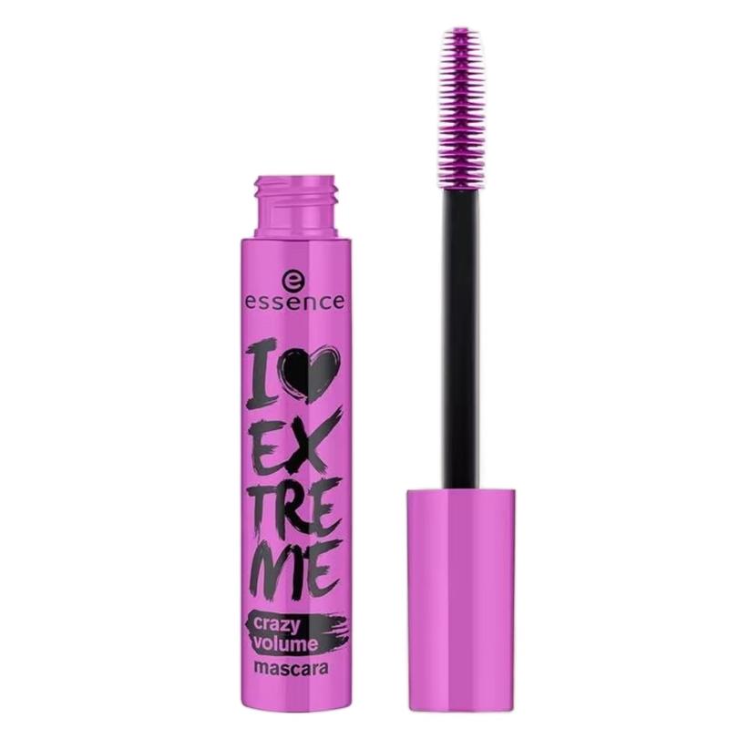 essence | I Love Extreme Volume Mascara Crazy Volume | Paraben Free | Cruelty Free I Black (Pack of 1, Crazy Volume)