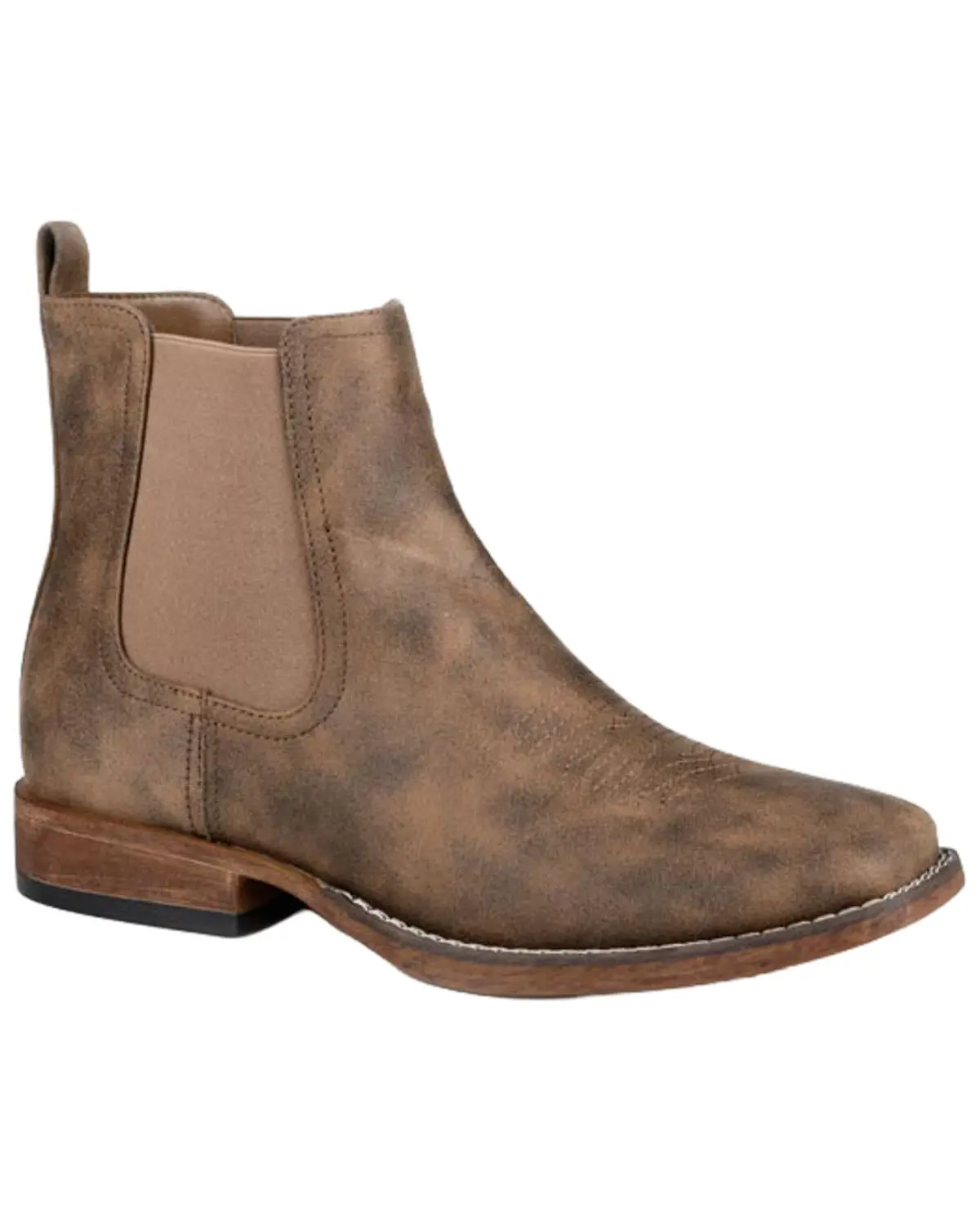 Men's Men'S Logan Chelsea Boot Broad Square Toe - 09-020-1904-3653 Br