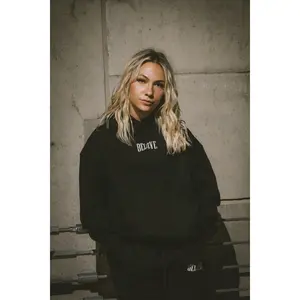 Believe Logo Oversized Hoodie