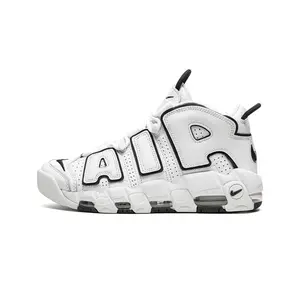 AIR MORE UPTEMPO MNS WMNS "White / Black" DO6718 100